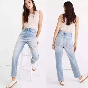MADEWELL DISTRESSED MOM JEAN SIZE 25 f14
